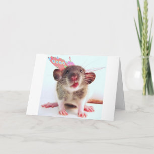 Cartão Rato parvo de Flutterby