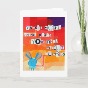 Cartão Rato Vampiro