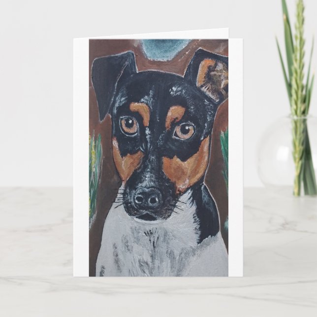 Cartão Ratonero na pintura de Canyon por Alfred Fox (Frente)