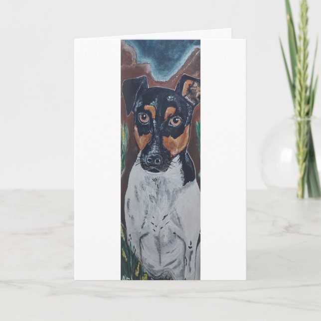 Cartão Ratonero na pintura de Canyon por Alfred Fox (Frente)