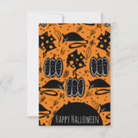 Ratos de Halloween Padrão de Aniversário de Queijo
