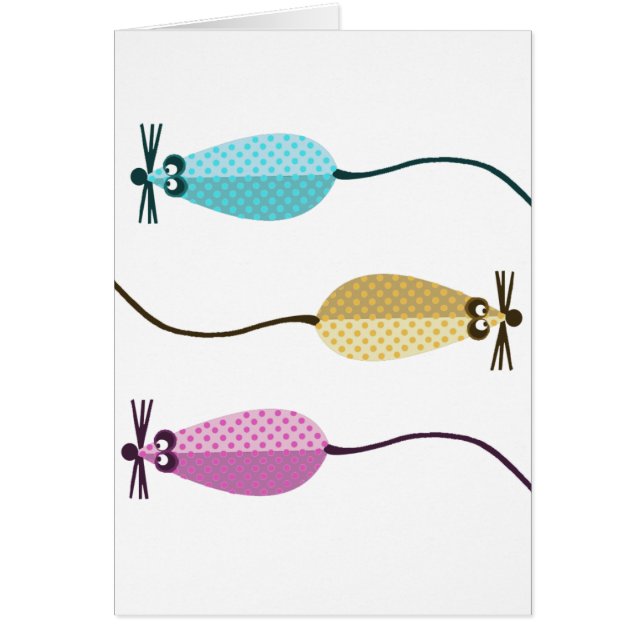 Cartão Ratos e gatos (Frente)