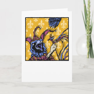 Cartão Raven Mad - Blank Inside Pop Goth Nightmare