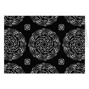 Cartão Raven Mandala