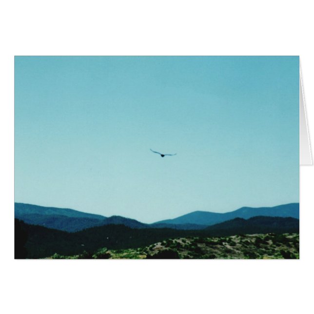 Cartão Raven Mountain (Frente Horizontal)