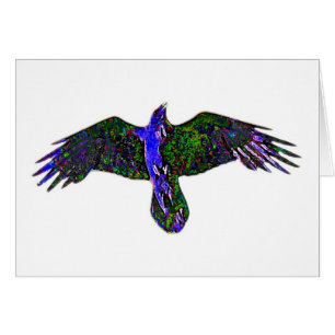 Cartão Raven Paint