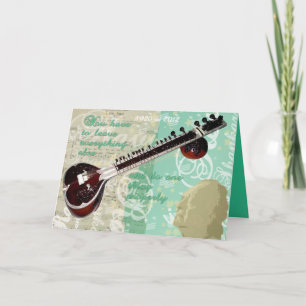 Cartão Ravi Shankar Tribute To Sitar and Indian Music