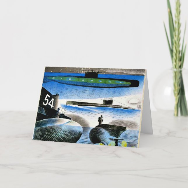 Cartão Ravilioso - Aspecto Diferente dos Submarinos, (Frente)