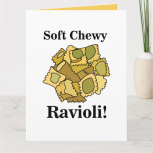 Cartão Ravioli Massa Comida Italiana Aniversário