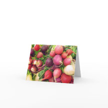Ravishing Radishes Note Card