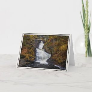 Cartão Raymondability Falls no outono de 2018