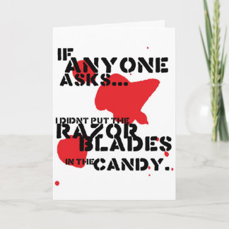 Cartão Razor Blades