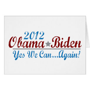 Cartão re-elect 2012 de Barack Obama
