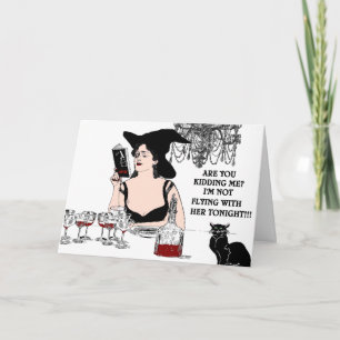 Cartão Reading upside Down