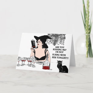 Cartão Reading upside Down