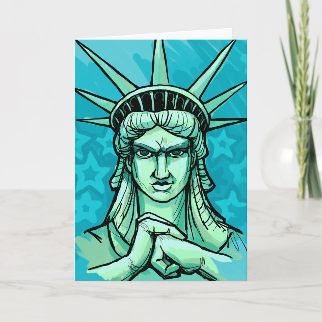Cartão Ready to Punch Something Liberty (Frente)