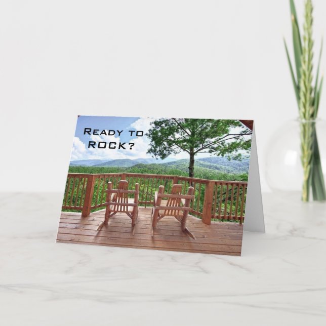 CARTÃO READY TO ROCK AT 50? (Frente)