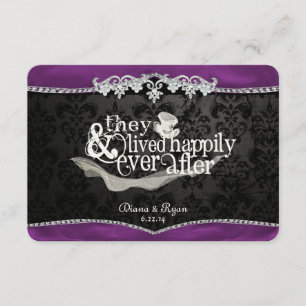 Cartão real do conto de fadas Thankyou