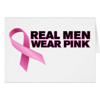Cartão real do rosa do desgaste de homens