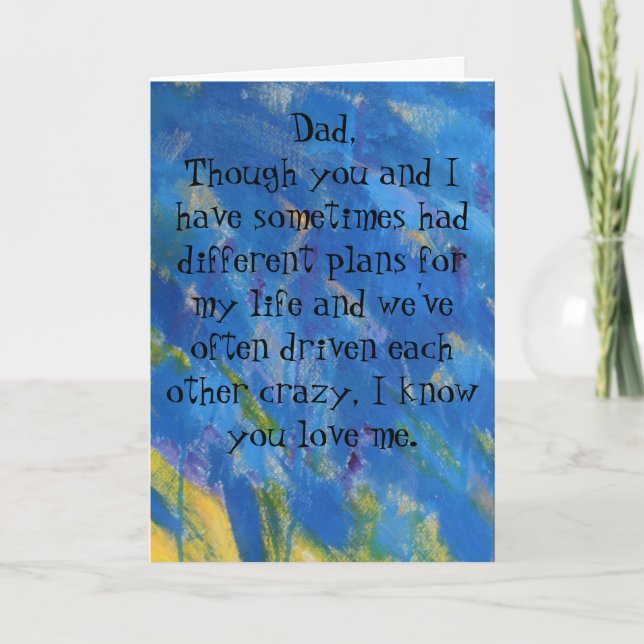 Cartão Real Father's Day Card (Frente)