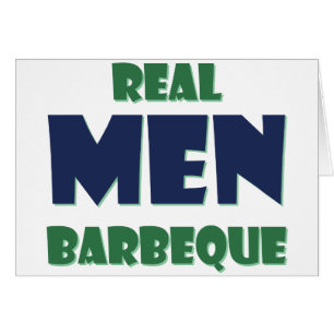 Cartão Real Men Barbeque