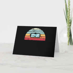 Cartão Realidade Virtual Retroativa Sunset Vintage v Sunr
