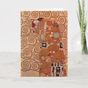Cartão Realização por Gustav Klimt, Arte Nova Vintage