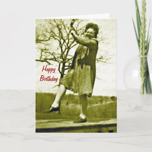 Cartão Really Happy Birthday Card (Frente)