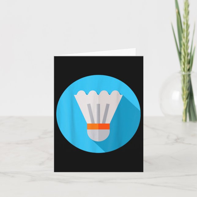 Cartão Realmente Como Badminton Shuttle Birdie 8 (Frente)