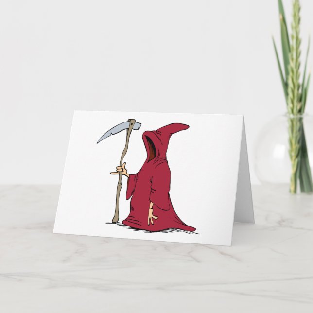 Cartão Reaper Drawing (Frente)