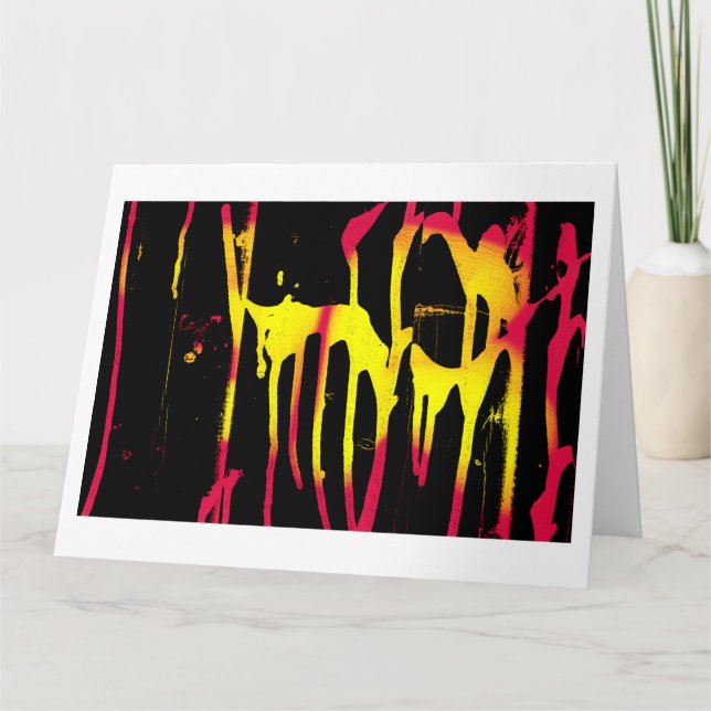 Cartão rebarbas e expurgos e bacanais (Frente)