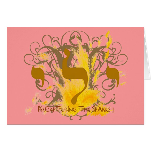 CARTÃO RECAPTURANDO O ROSA DO ~ DAS FAÍSCAS (Frente Horizontal)