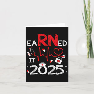 Cartão Recebeu 2025 Para Graduação De Enfermeiros Ou Rn L