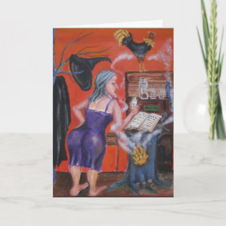 Cartão Receita de bruxa