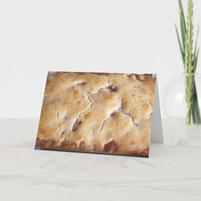 Cartão Receita de Torta de Frutas (Frente)