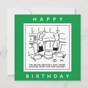 Cartão Receita Enviada Passe Após Cartoon de Cozinhar