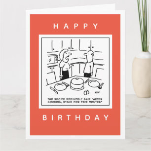 Cartão Receita Enviada Passe Após Cartoon de Cozinhar