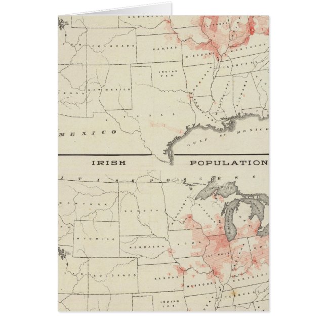 Cartão Recenseamento da população nos Estados Unidos (Frente)
