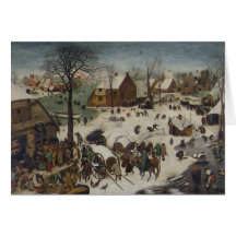 Recenseamento em Bethlehem por Pieter Bruegel