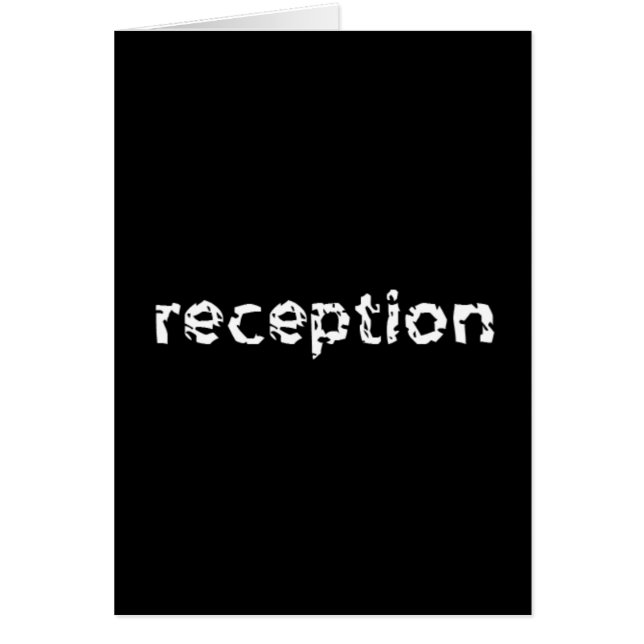 Cartão Recepção (Frente)