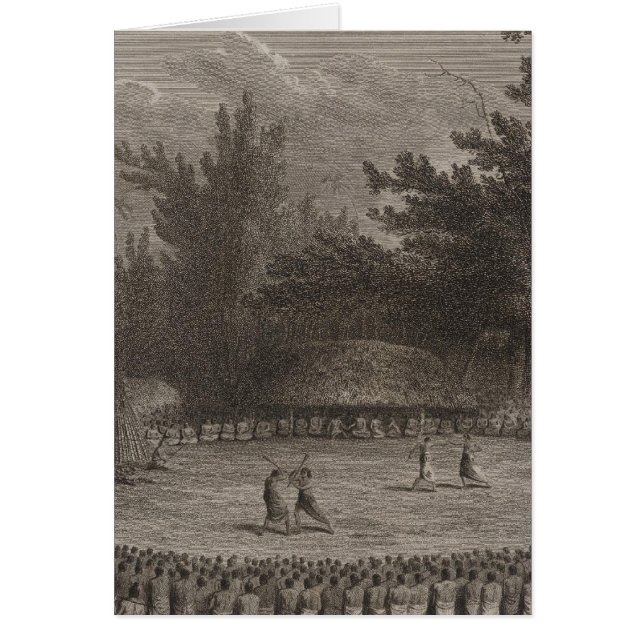 Cartão Recepção, Hapaee, Tonga (Frente)