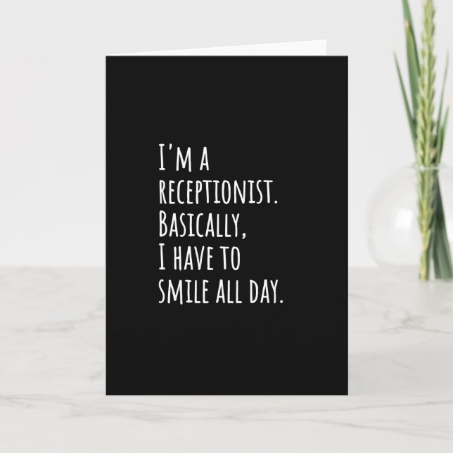 Cartão Recepcionista (Frente)