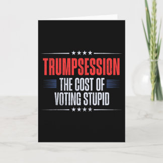Cartão Recessão de Trump