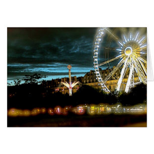 Cartão recinto de diversão