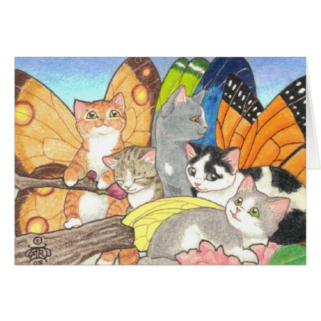 Cartão Recolhimento de Catterfly (Frente Horizontal)