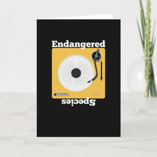 Cartão Record Collectors Vinyl Lovers