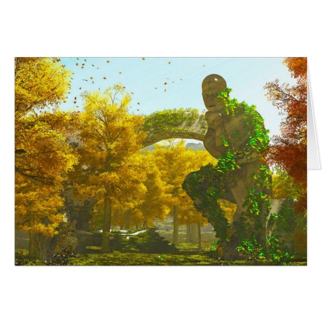 Cartão Recordando a queda (Frente Horizontal)