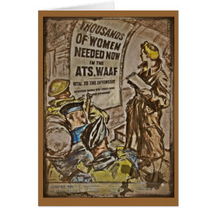 Cartão Recrutamento de WAAF