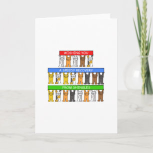 Cartão Recuperação rápida de Shingles.