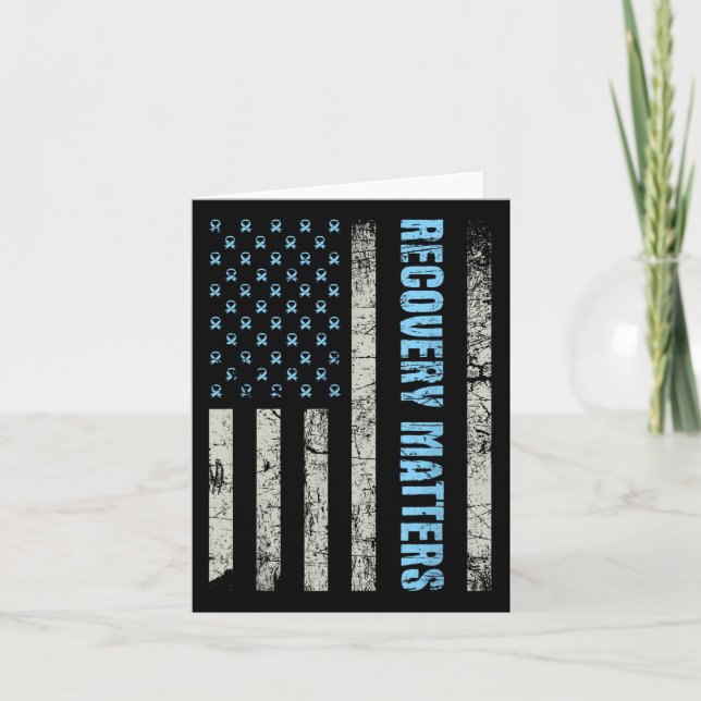 Cartão Recuperação S - Sobriety Anniversário Sober Aa Na (Frente)